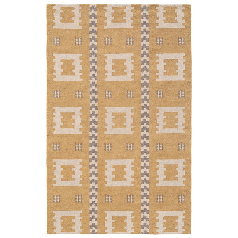 Terra by Obeetee Freya Freya Gold Rug - Straw Stripe - 9' x 12'