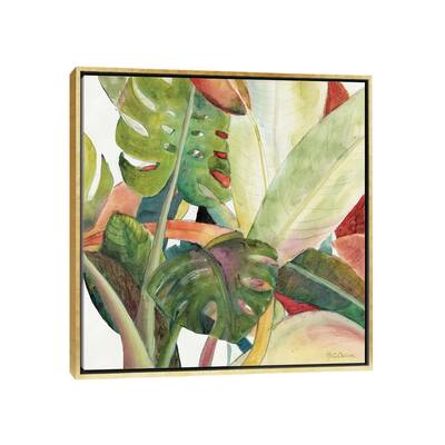 iCanvas "Tropical Lush Garden square I" by Marie Elaine Cusson Framed Canvas Print