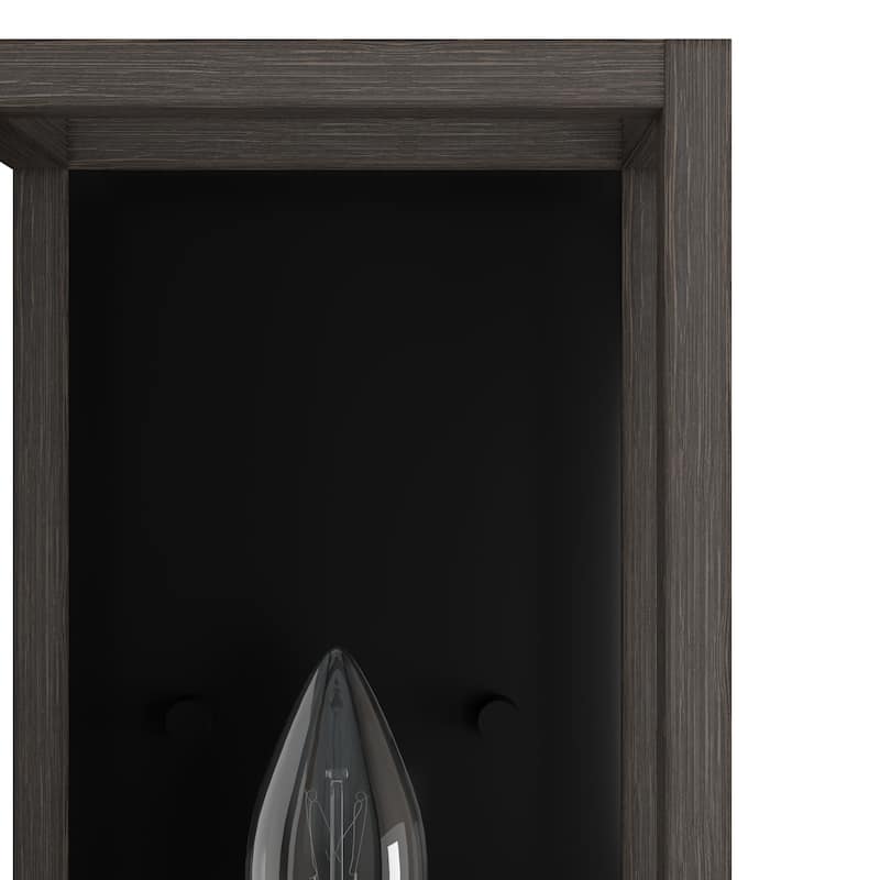 Hunter Squire Manor 1-Light Wall Sconce - Hallway, Bathroom, Bedroom - Modern Farmhouse, Transitional - Damp Rated!
