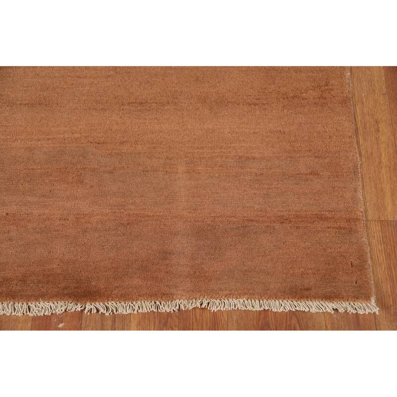 Modern Gabbeh Oriental Foyer Rug Contemporary Handmade Wool Carpet - 3'3"x 4'9"