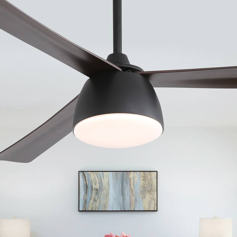 Sofucor 46 Inch Ceiling Fans with Light,Small Indoor/Outdoor,Remote Control,3 ABS Blades