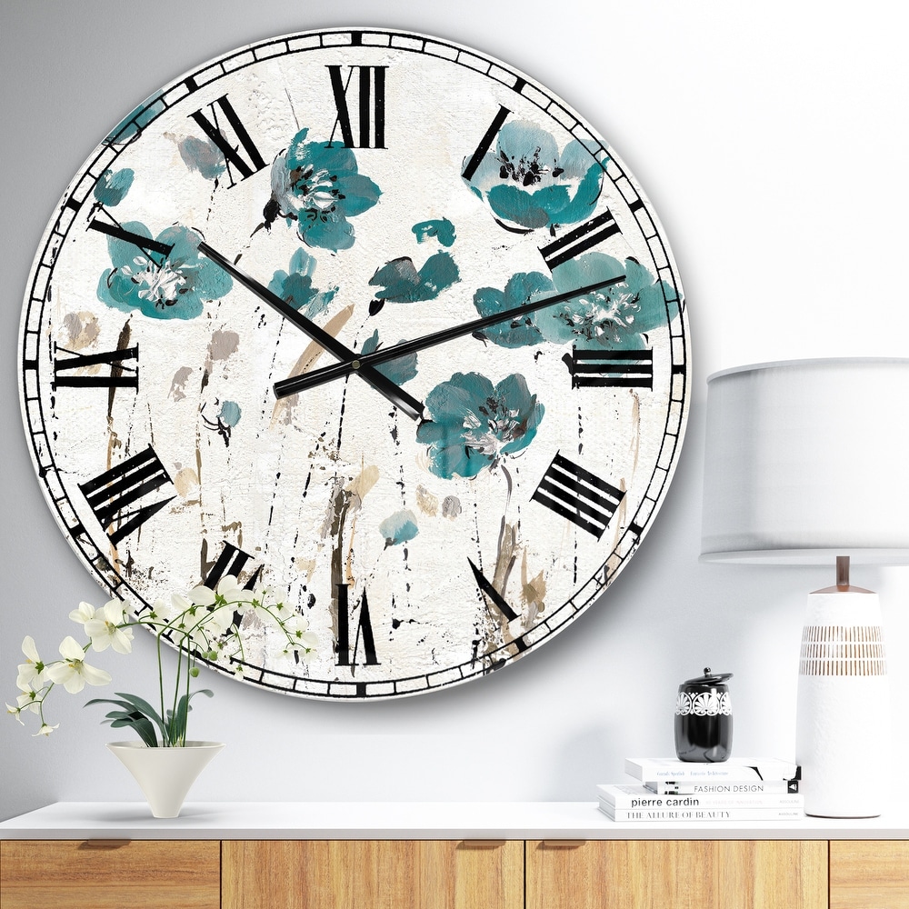 ottostyle jp Wall Block Clock Cw06 Sky Blue Designer Reproduct New 