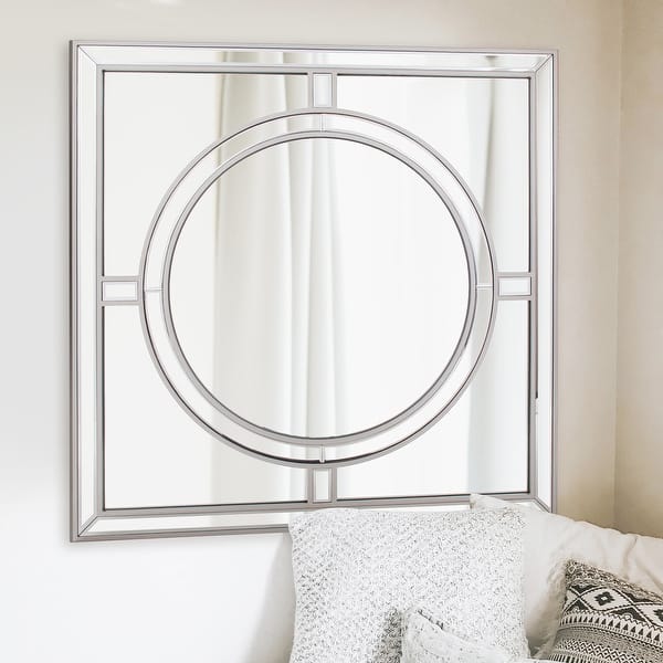 slide 2 of 8, Allan Andrews Arwen Large Square Mirror - 40" x 40" x 1" 40" x 40" x 1"