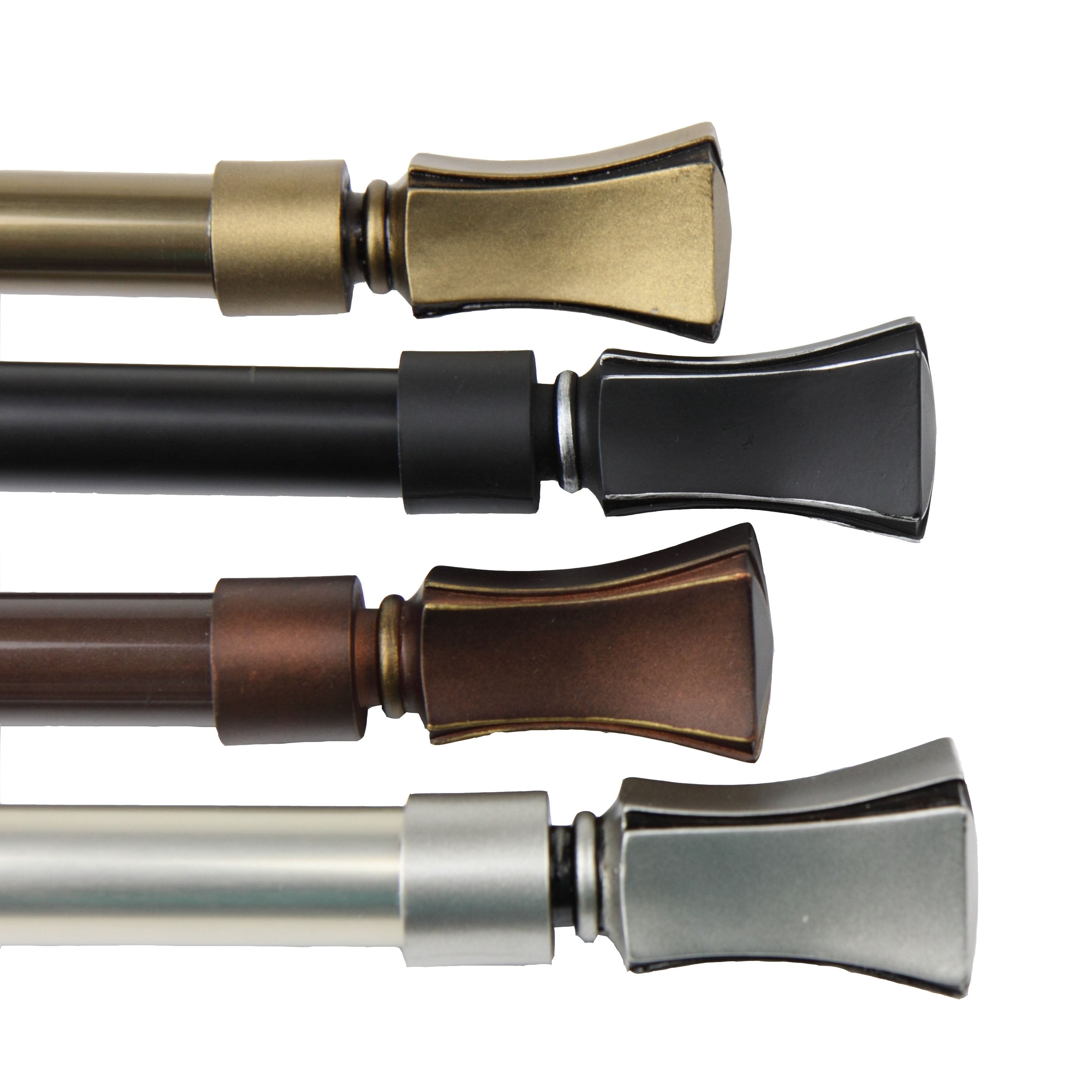 InStyleDesign Tower Adjustable Curtain Rod Set