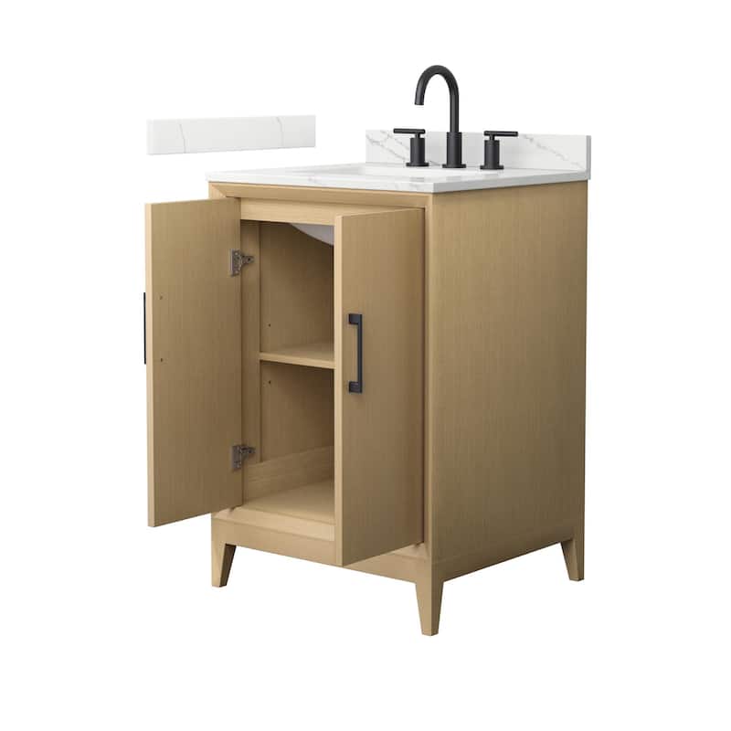 Wyndham Collection WCH7575-24S-QTZ-US3MXX Janna 24" Free Standing