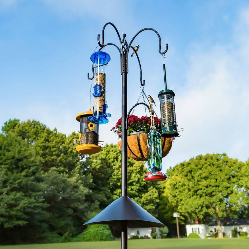 92" Premier Wild Bird Feeding Station - 25.6x92.5x25.6