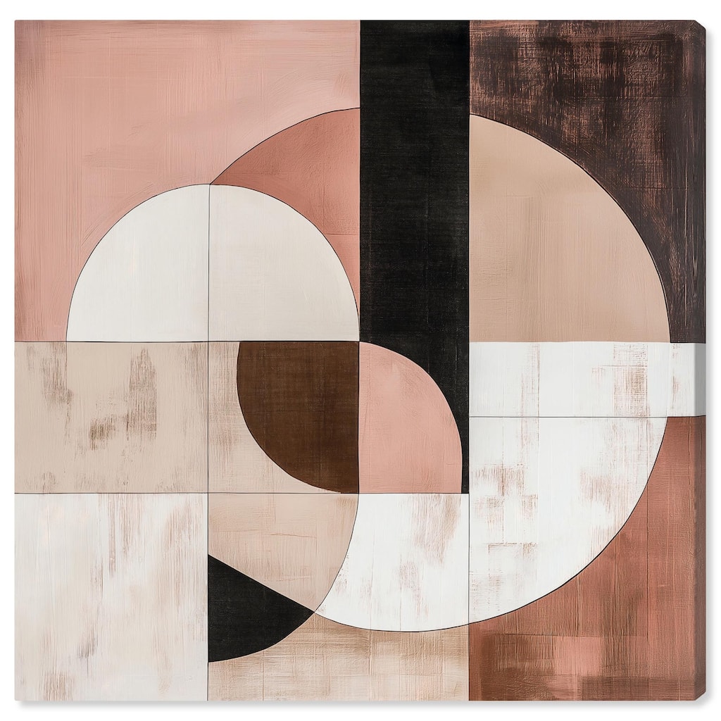 Modern Shapes I Canvas by Art Remedy, Gallery Wrapped