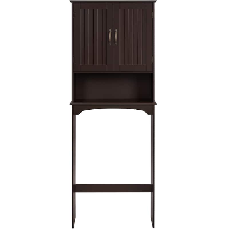 Yaheetech Bathroom Space Saving Organizer Over-the -Toilet with Adjustable Shelf for Bathroom