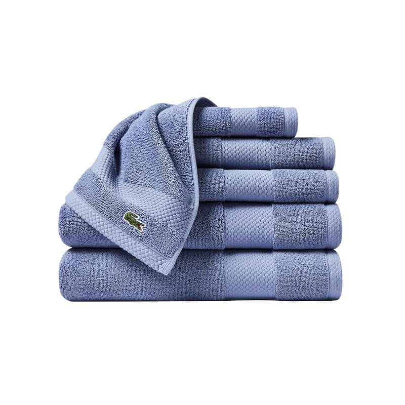 Lacoste Heritage Supima 100% Cotton 6 Piece Towel Set