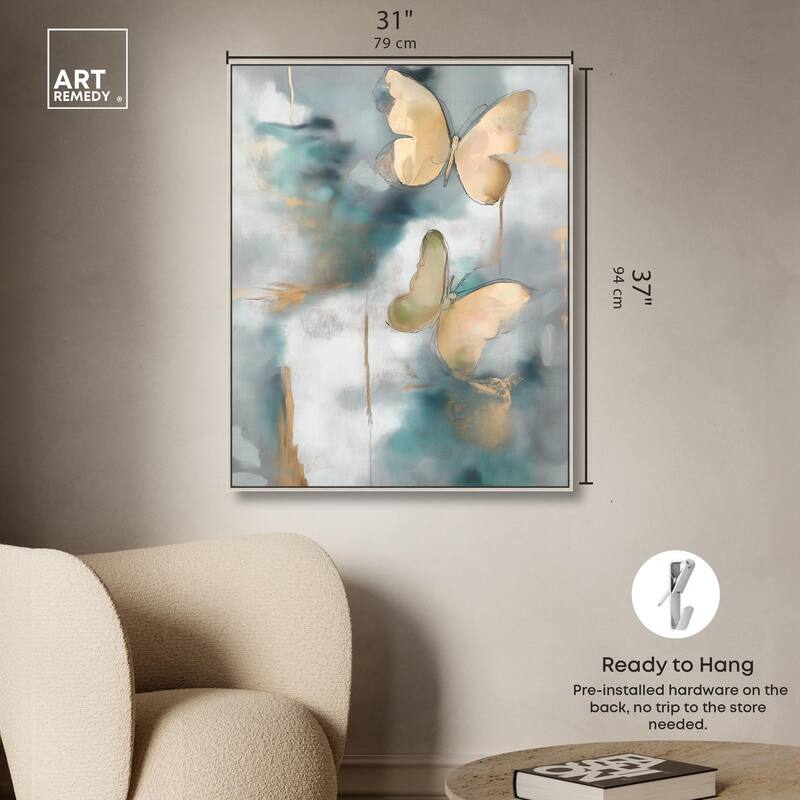 Butterflies Dream I Canvas by Art Remedy