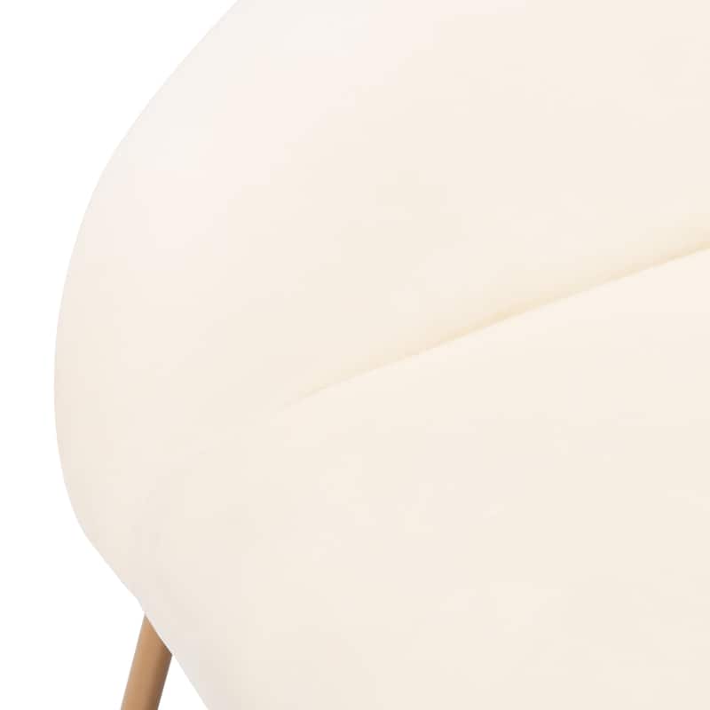 SAFAVIEH Made Glam Velvet Accent Chair - 32.3" W x 29.5" L x 30" H - 32Wx30Dx30H