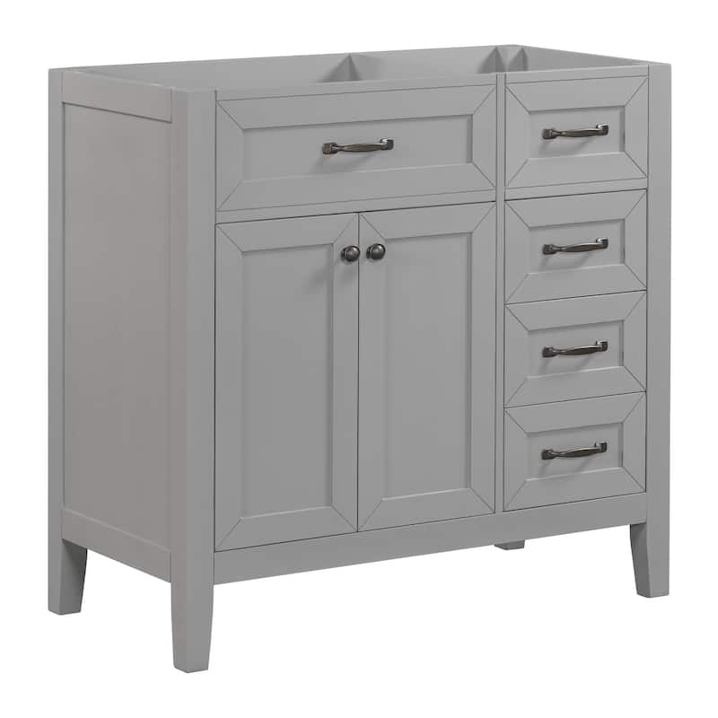 36" Bathroom Vanity without Sink,Bathroom Cabinet with Drawers