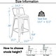preview thumbnail 12 of 30, Metal Bar Stools Set of 4,Bar Stool with Low Back for Indoor/Outdoor Barstools