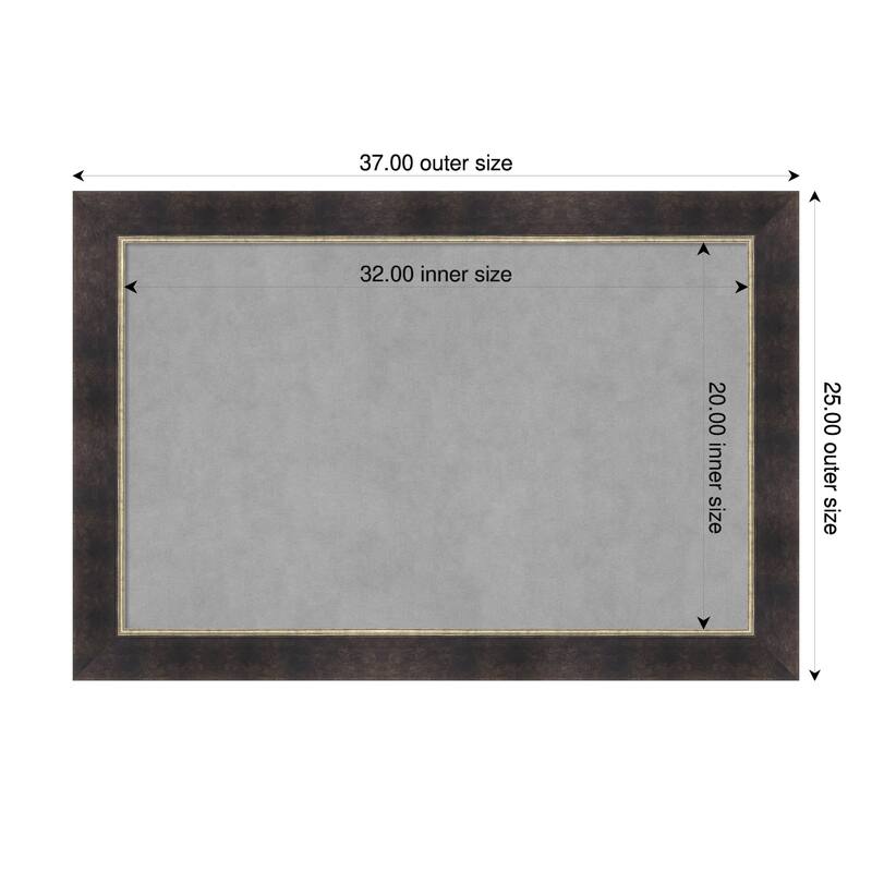 Amanti Art Odin Antique Bronze Framed - 37 x 25 in