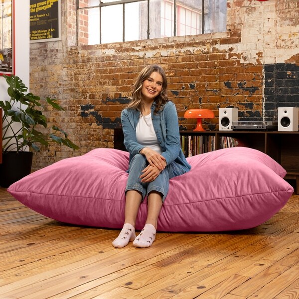 Jaxx 5.5' Huge Bean Bag Floor Pillow and Lounger for Adults