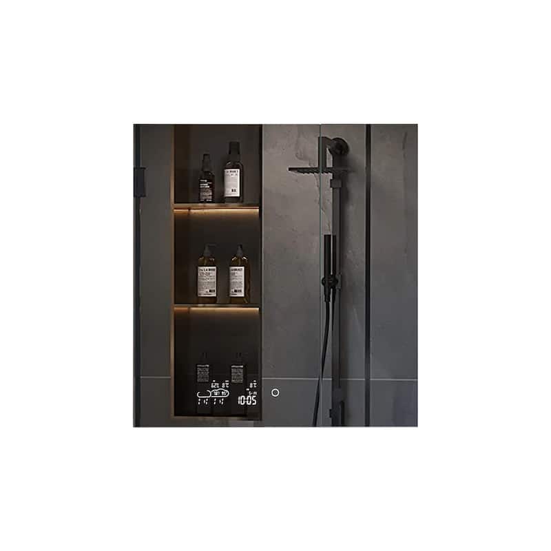 Savera 30 in. Surface-Mount LED Mirror Medicine Cabinet with Defogger