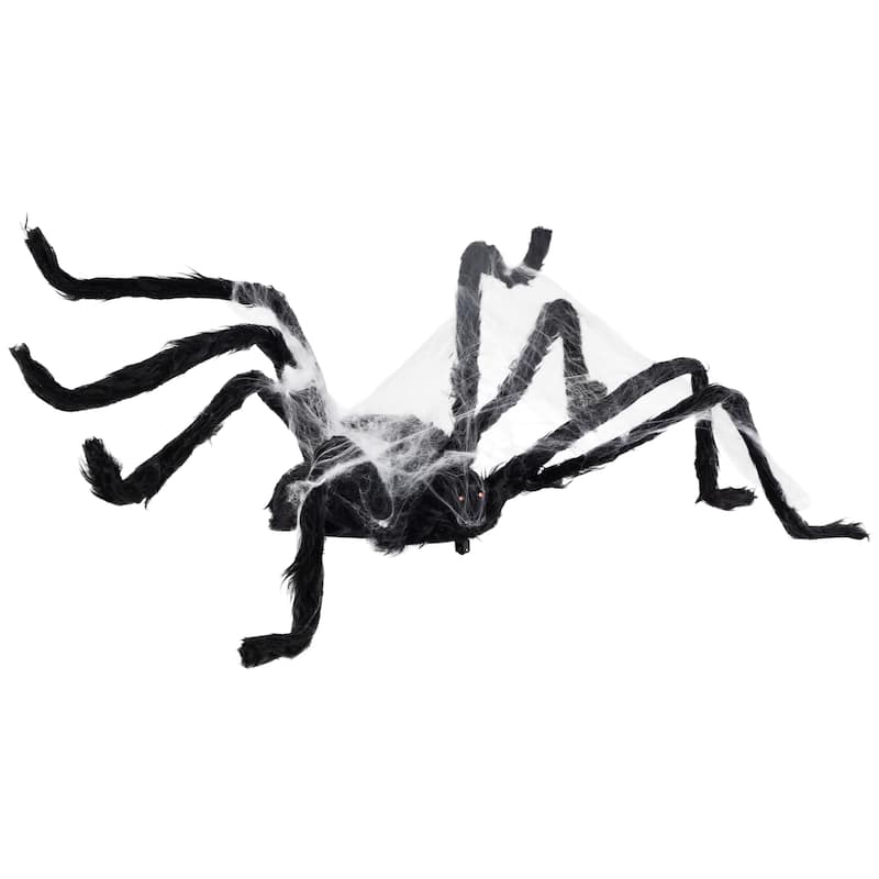 Animated Walking Spider with Sound Halloween Decoration - 24"