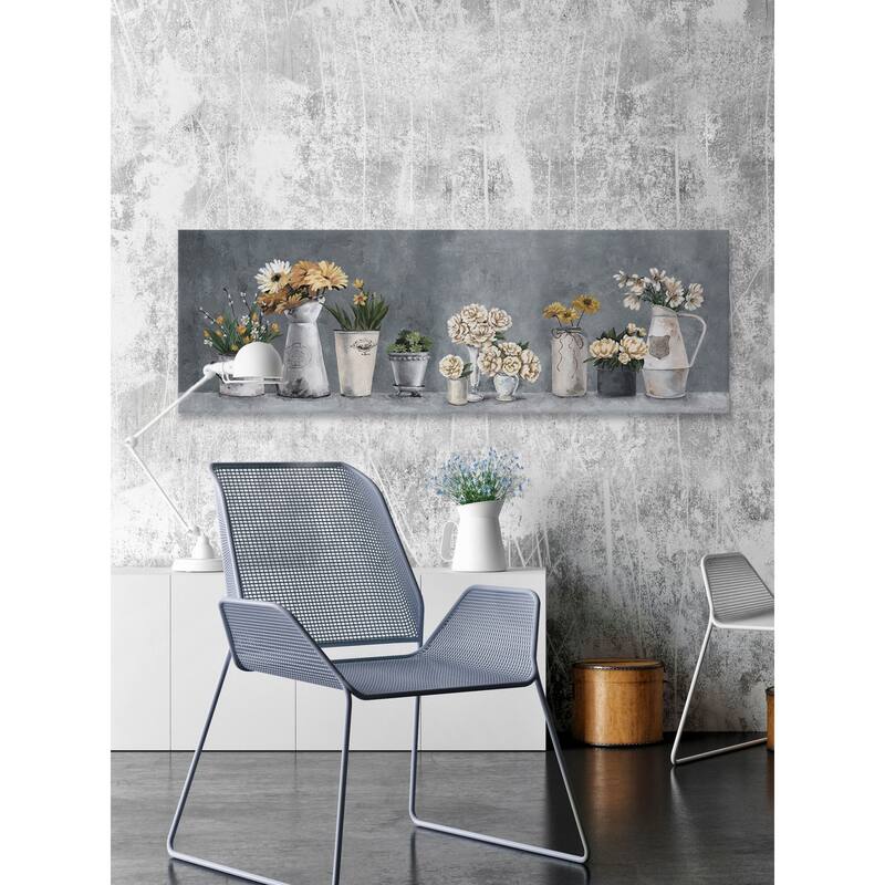 'Unconventional Pots' Painting Print on Wrapped Canvas