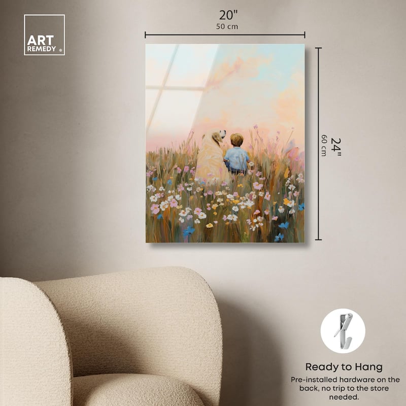 Sunset Companions Acrylic by Art Remedy, Ready to Hang