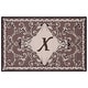 preview thumbnail 12 of 21, SAFAVIEH Handmade Monogram Galatea Rug 2'6" x 4' - X - Mocha - Rectangle