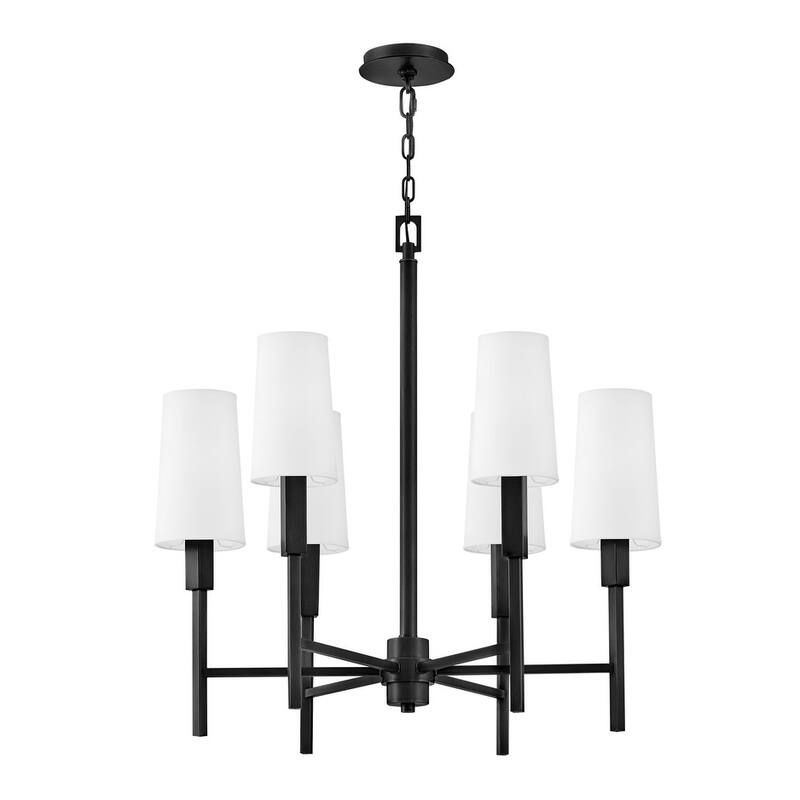 Hinkley Lighting 46455 Fenwick 6 Light 28" Wide Chandelier