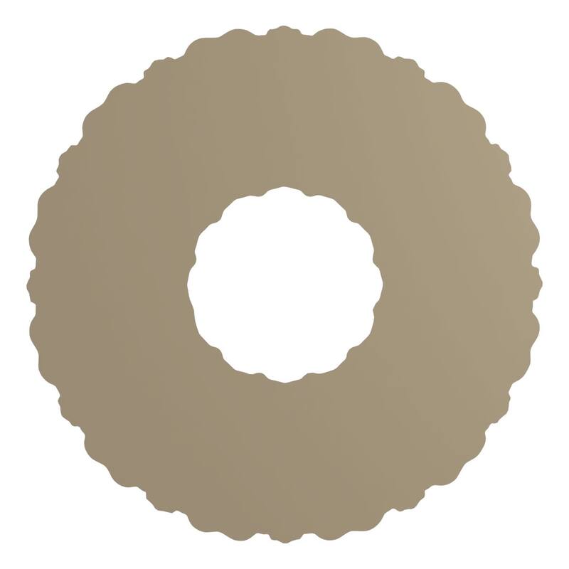 9 3/4"OD x 3 3/8"ID x 3/4"P Janice Ceiling Medallion - 9 3/4"OD x 3 3/8"ID x 3/4"P