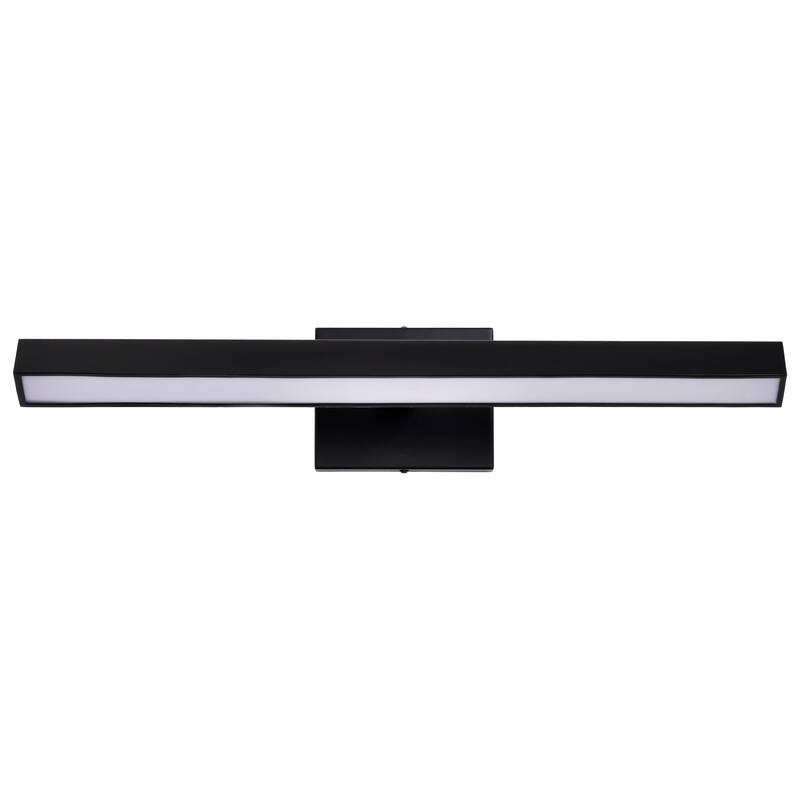 Mila 2 Foot LED Picture Light 3 CCT Selectable Black Finish Acrylic Lens