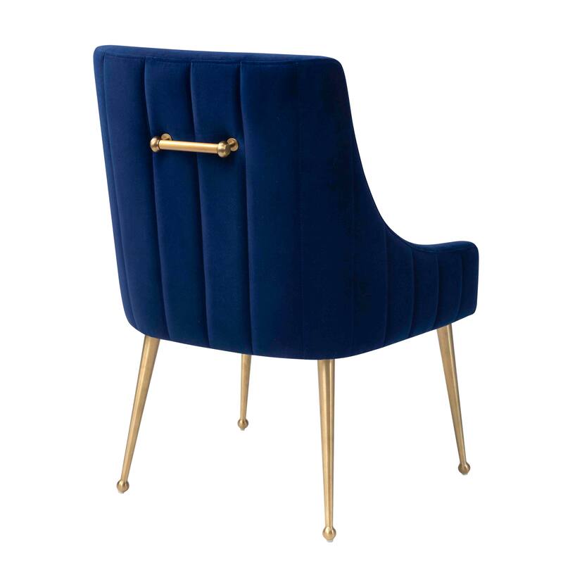 Irina Dining Chair Velvet Side Chair with Stainless Steel Leg