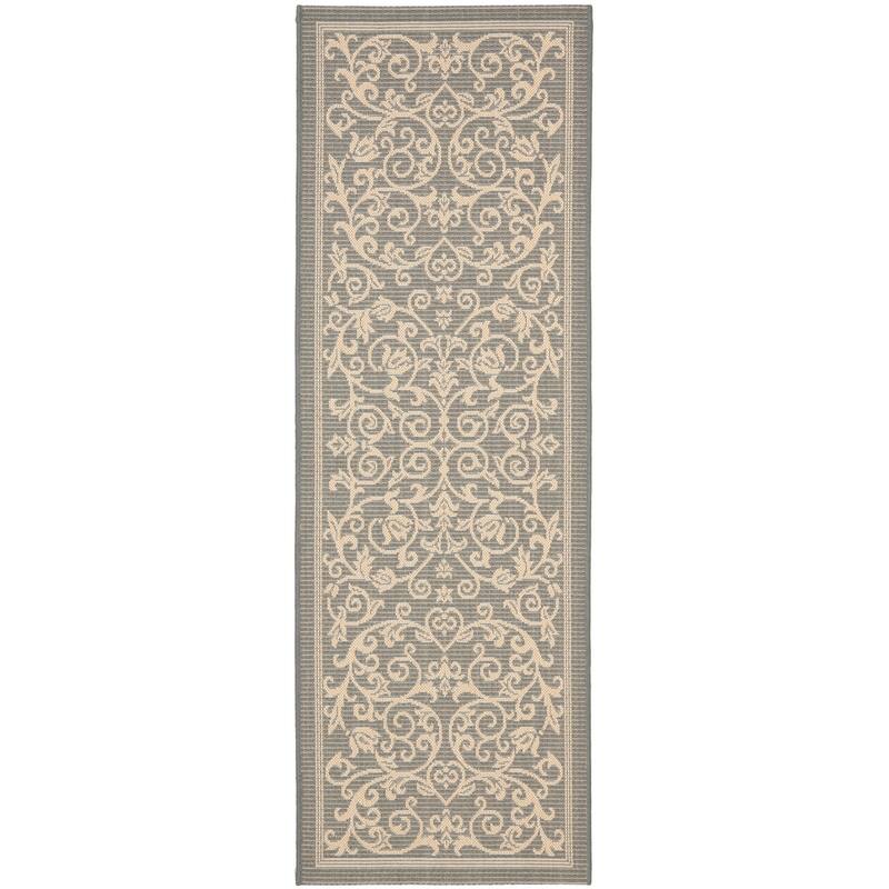 SAFAVIEH Courtyard Clarine Indoor/ Outdoor Waterproof Patio Backyard Rug