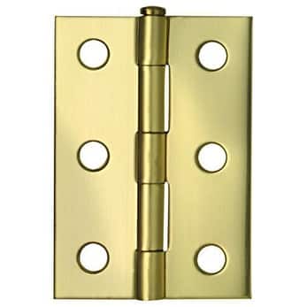 Stanley Decorative Cabinet Hinges Bright Brass 2 X 1 3 8 Overstock 20172757