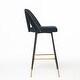 preview thumbnail 43 of 45, Modern Set of 2 Barstools with Nailheads