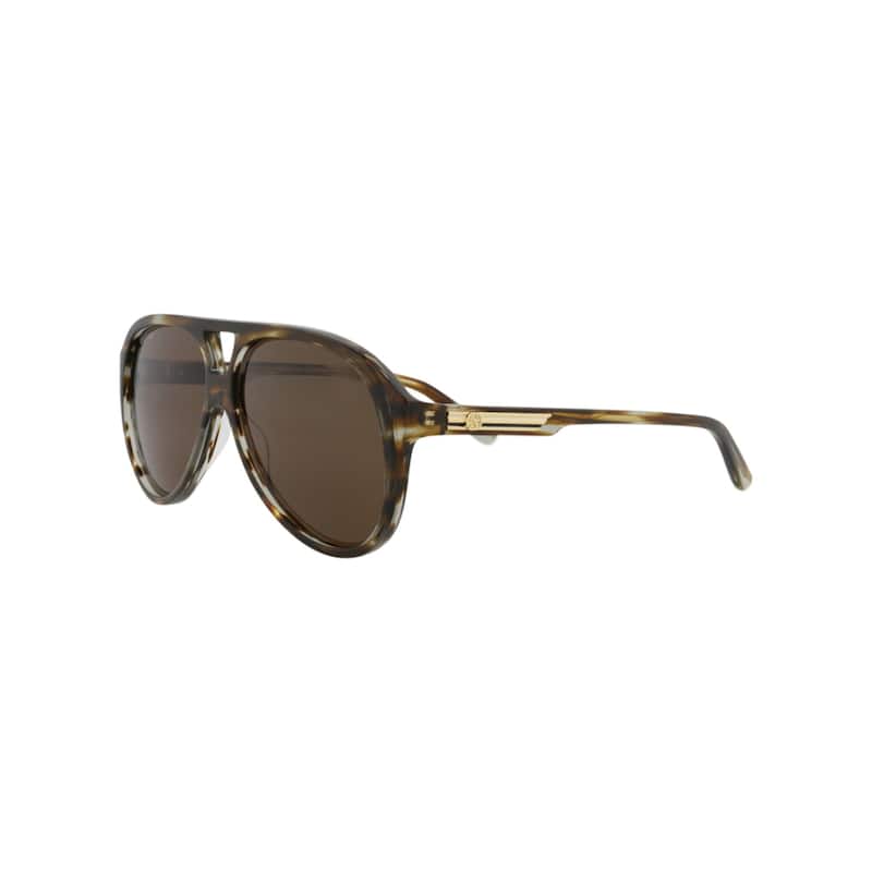 Gucci Aviator-Frame Recycled Acetate Sunglasses