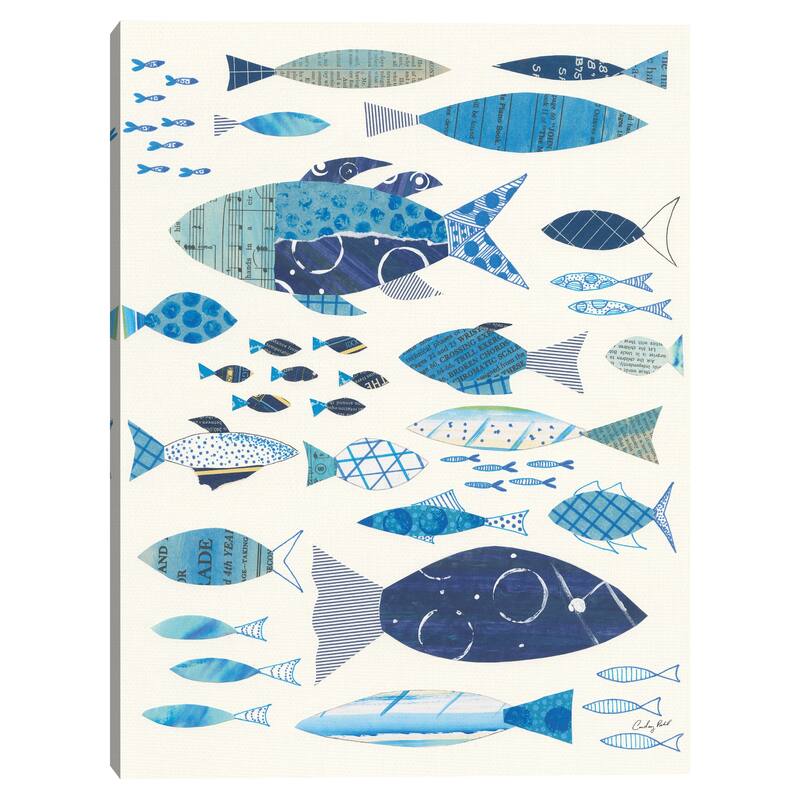Go with the Flow II Canvas Art Print