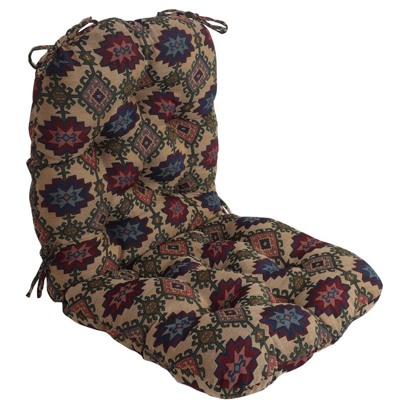 48-inch by 24-inch Tapestry Swivel Rocker Cushion (Multiple Patterns) - 24 x 48 - Palomino