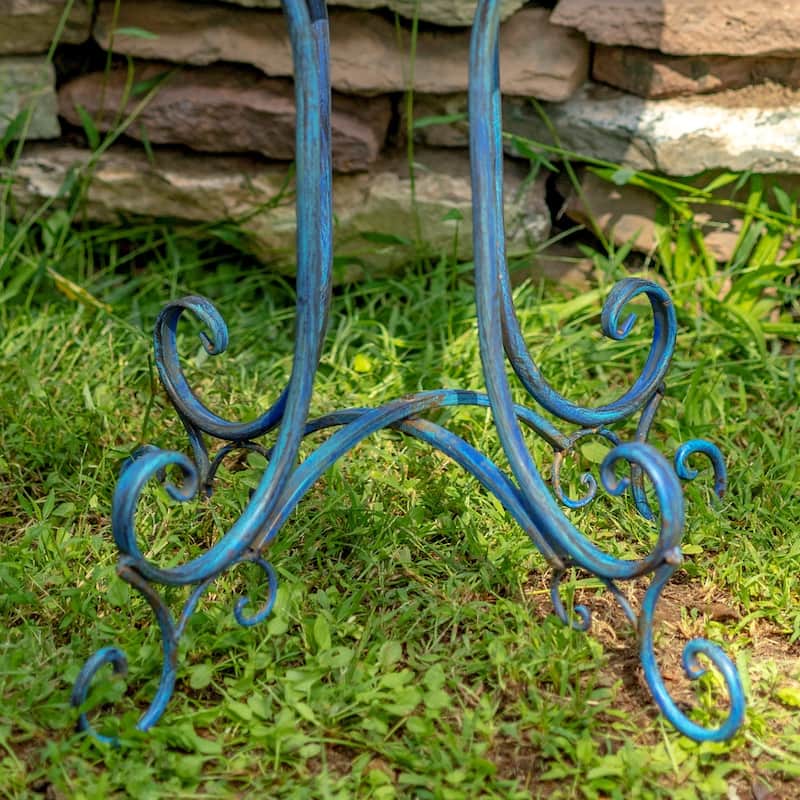Two Birds Iron Birdbath
