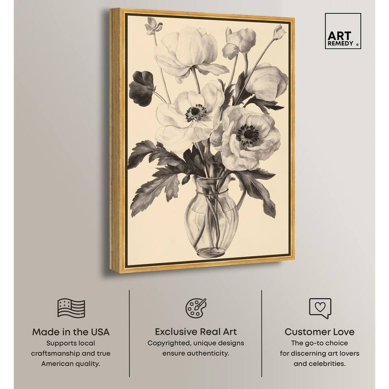 Herbarium's Hush III Canvas by Art Remedy