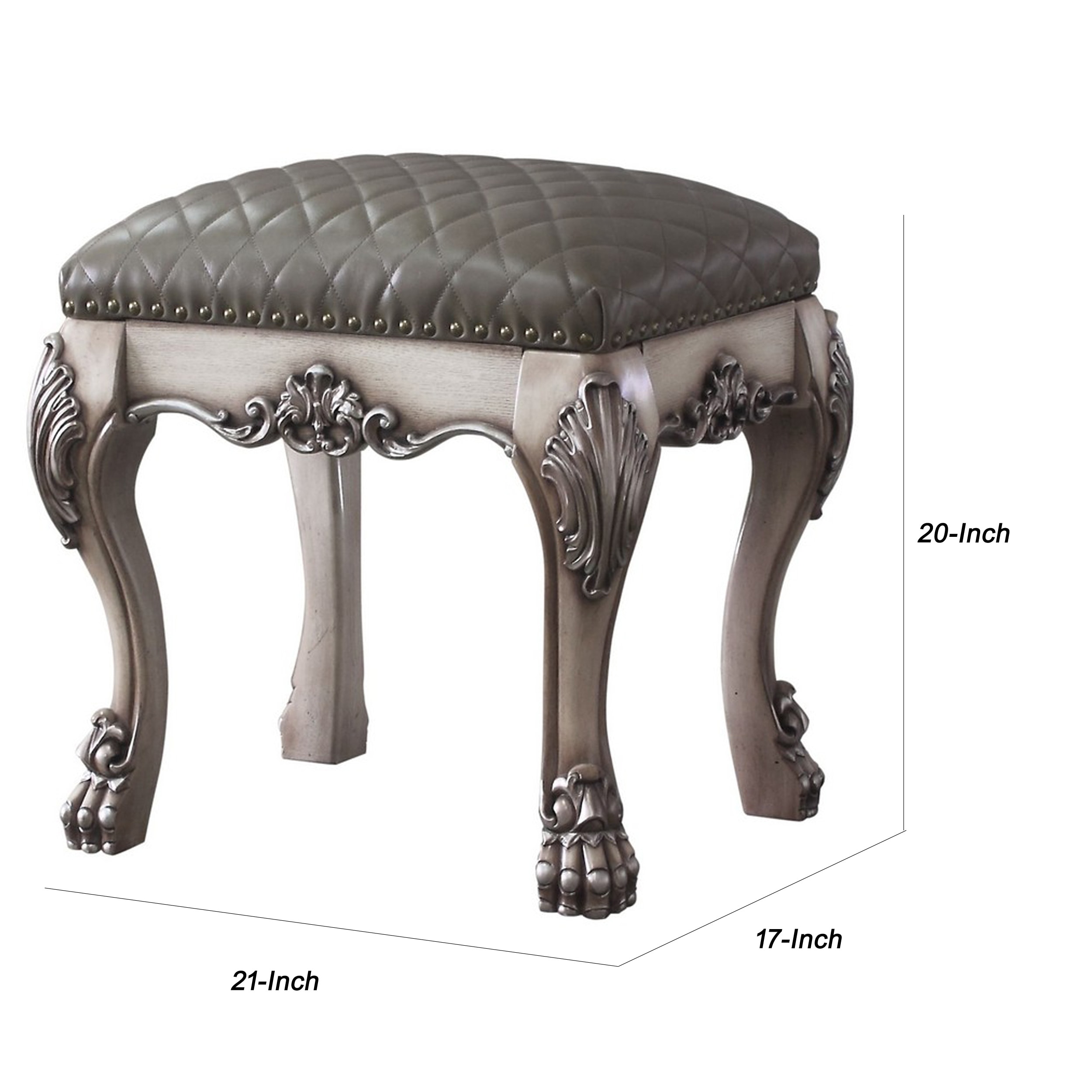 17 inch vanity hot sale stool