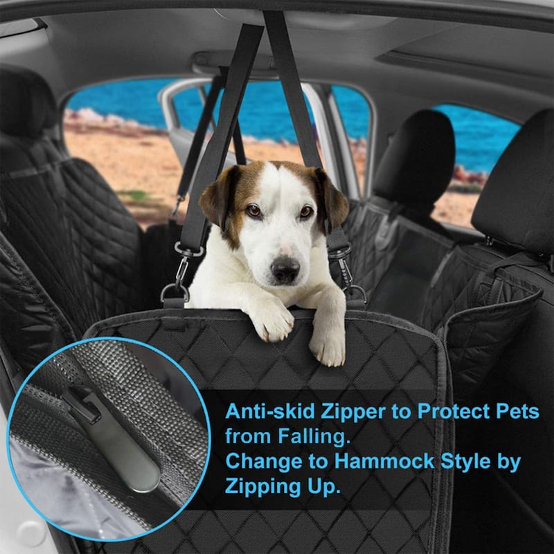 Dog Car Seat Cover for Pets, Waterproof Back Seat Cover Hammock, Heavy Duty Scratch Proof Nonslip Durable Covers