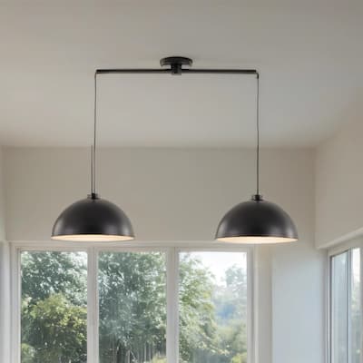 41" 2-Light Pendant - Adjustable Double Fixture, Hanging Lamp