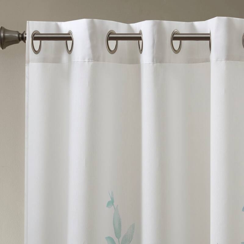 Burnout Printed Curtain Panel