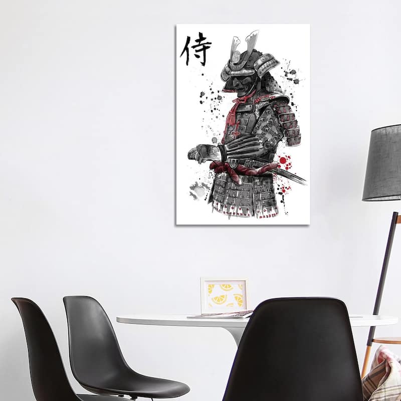 iCanvas "Samurai Sumi-E" by Antonio Camarena Canvas Print - 40x26x1.5
