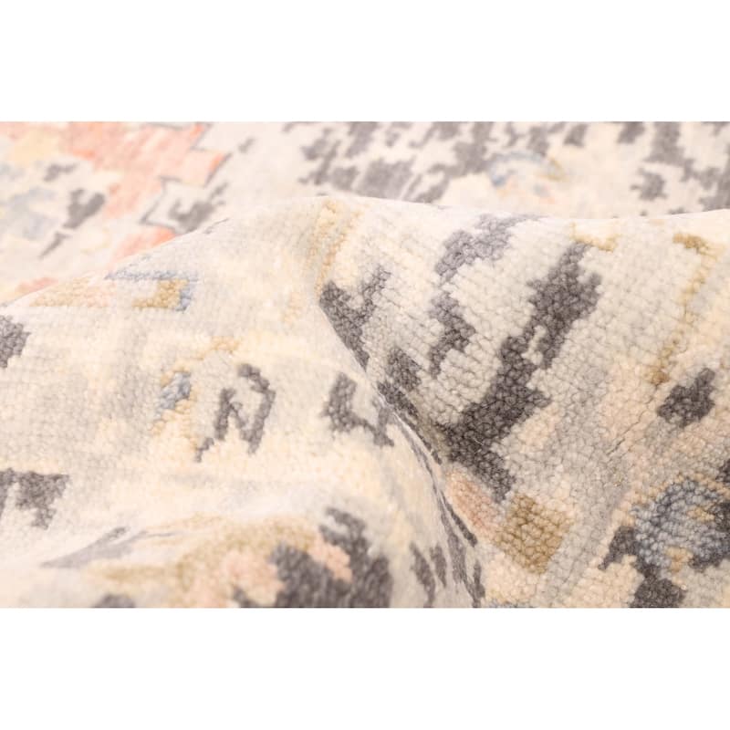 ECARPETGALLERY Hand-knotted Heritage Light Grey Wool Rug - 7'10 x 10'0