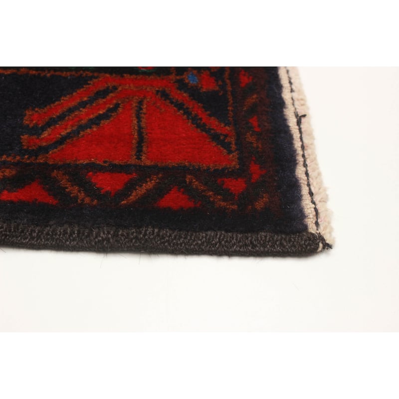Teimani Red Rug 3'0" x 4'4" - 3'0 x 4'4
