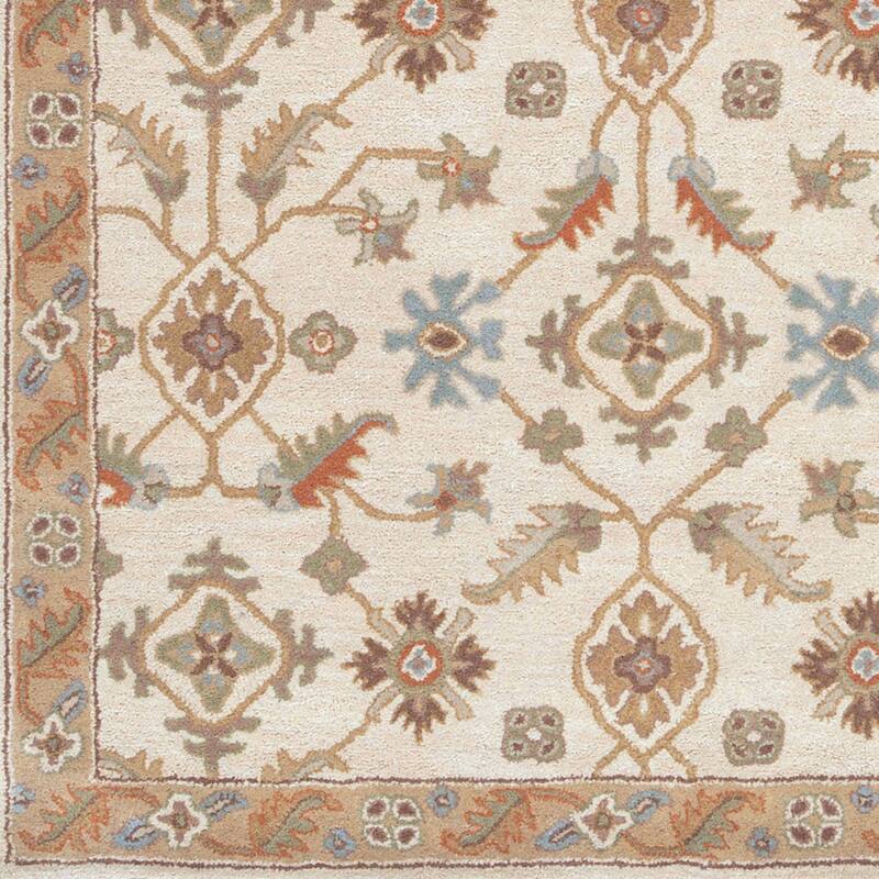 Livabliss Traditional Caesar Border Area Rug