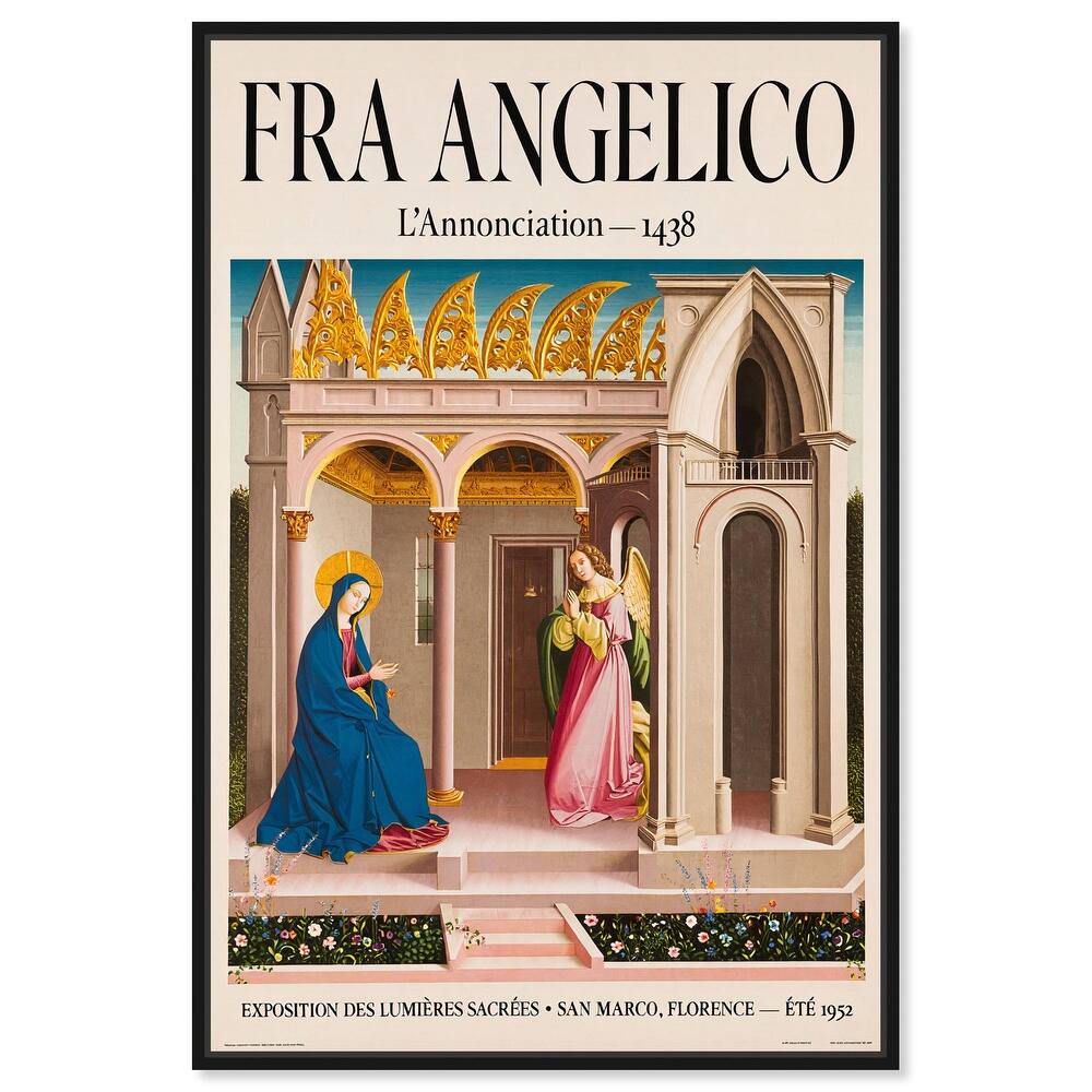 Angel's Visit to Mary Canvas by Art Remedy