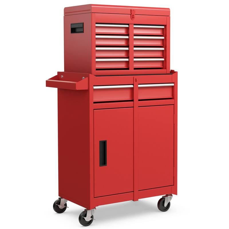 Costway 5-Drawer Rolling Tool Chest Cabinet Metal Tool Storage Box - See Details