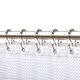 preview thumbnail 11 of 42, Utopia Alley Double Roller Ball Stainless Steel Shower Curtain Hooks Rings, Set of 12 Brushed Nickel