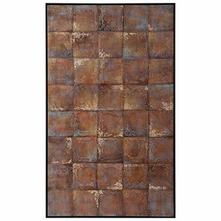 Shop Uttermost 36056 Metallic 67 X 41 Framed Abstract Painting