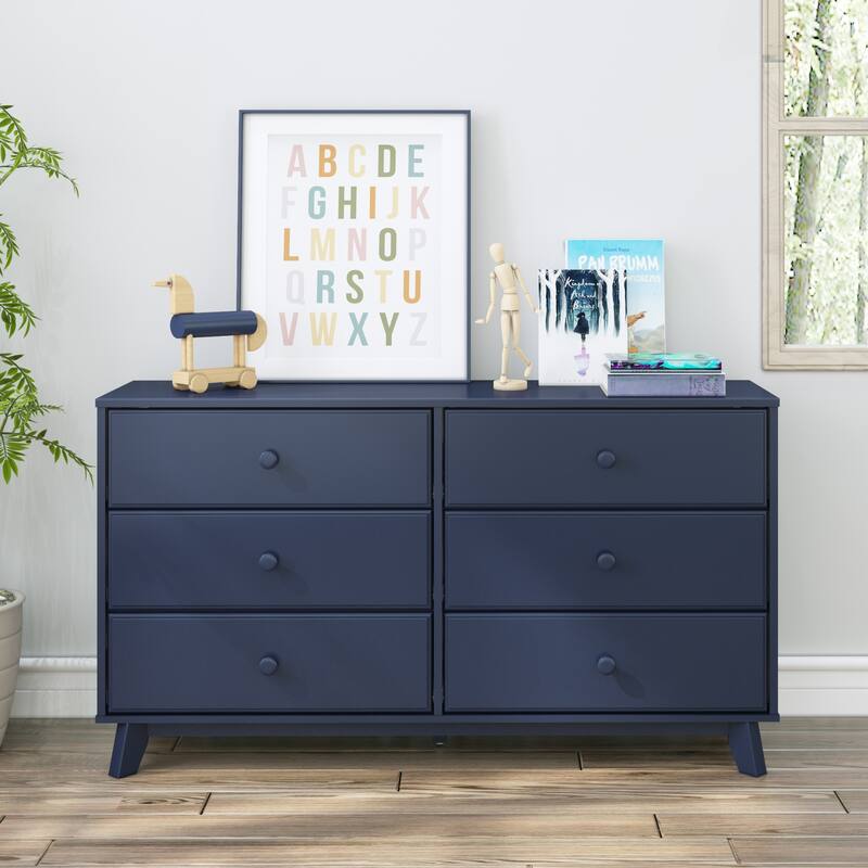 Max and Lily Solid Wood 6-Drawer Dresser