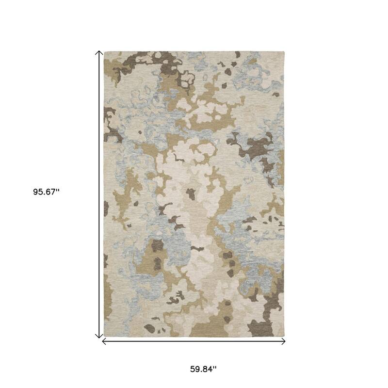 HomeRootsAbstract Modern Rectangle Area Rug